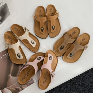 <span class=keywords><strong>Sandales</strong></span> décontractées d'été pour femmes, chaussures d'été à semelles épaisses, pantoufles tendance pour femmes - Product Image 1