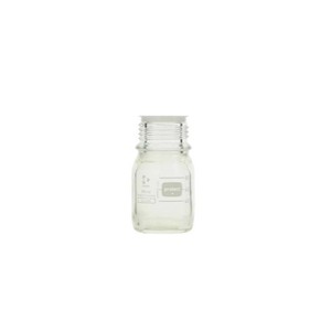 Bouteille à col spiralé résistante à la chaleur Sibata Scientific 100 ml, verrerie de laboratoire, fabrication japonaise - Product Image 4
