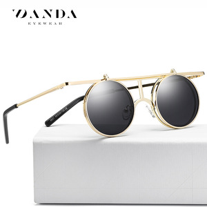 DANDA <b>Round</b> <b>Sunglasses</b> 0931 Polarized UV400 Full Rim Unisex Eyewear - Product Image 1