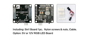 Pdb điện phân phối Hội Đồng Quản trị BEC-5V/12V 3A & tín hiệu mất báo động <span class=keywords><strong>Quadcopter</strong></span> Finder với 2-6S Lipo điện áp thấp buzzer f16891 - Product Image 2