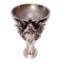 Artisanat en métal personnalisé Trophée griffe de dragon en bronze antique Sculpture d'art oriental pour récompense de champion Créature mythique à collectionner