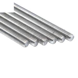 Vente chaude Barres entièrement filetées en acier inoxydable A4-70-80 SS316 1/4\" 5/16\" 3/8\" ASME 6 #   8 #   10 #   12 #   Vis DIN <span class=keywords><strong>M</strong></span> M3 simples 0mm - Product Image 2