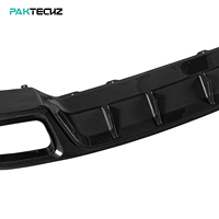 Kit de carrosserie en Fiber de carbone sèche Paktechz diffuseur de lèvre de pare-chocs arrière pour Porsche Cayenne coupé Turbo 9YA 9Y0 9Y3
