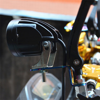 Support de rétroviseur multifonctionnel pour phare LED de moto modifié