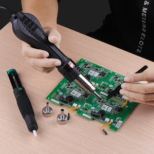 Chuera 858D 700W OEM Desoldering Trạm không chổi than Fan Hot Air gun trạm làm lại được trang bị 3 vòi phun tự động ngủ - Product Image 4