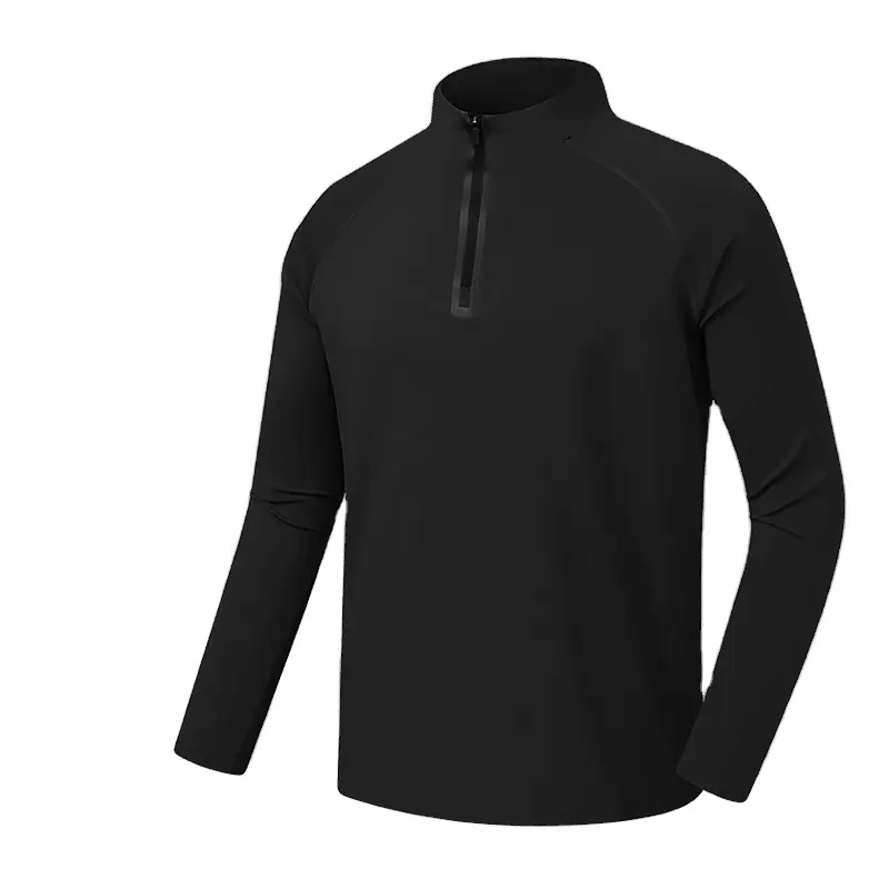 Golf Hohnecken langärmeliges Hemd Herren Frühjahr und Herbst Basehemd Herren Outdoor elastische Mittellaufsatz-Frühjahrskleidung