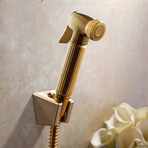 Распродажа из стали, роскошный латунный душ, ручной хромированный ручной распылитель для биде для ванной комнаты Abs Shattaf - Product Image 1
