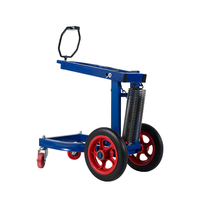Support de clé à chocs à ressort amortisseur en acier à haute teneur en carbone bleu antirouille, chariot mobile pour pistolet à air comprimé