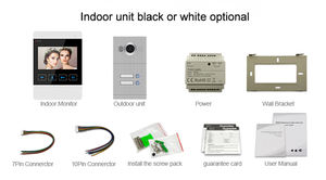 <span class=keywords><strong>Kit</strong></span> de intercomunicador de vídeo inteligente para interiores, cámara de color de 2 cables, visión nocturna, función impermeable, aplicación en exteriores de varias unidades - Product Image 5