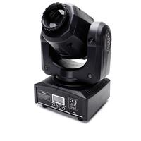 U`King - Foco LED RGBW de 30 W, Cabeza Móvil Negra, Gobos, Luz de Escenario DMX512, Luces Móviles de Cabeza para DJ, Discoteca
