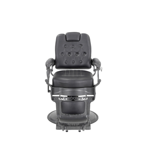 Chaise de barbier <span class=keywords><strong>vintage</strong></span> antique avec dossier carré, design luxueux, fonction inclinable, cuir synthétique pour équipement de <span class=keywords><strong>salon</strong></span> de beauté - Product Image 2