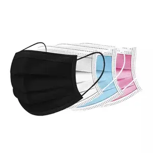 Masque chirurgical jetable stérilisé médical à trois couches couverture médicale bouche protecteur non tissé masque facial