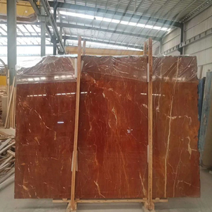 Marbre rouge veiné d'<span class=keywords><strong>Alicante</strong></span> (Espagne) pour sols, comptoirs et revêtements muraux – Dalle de marbre rouge - Product Image 1
