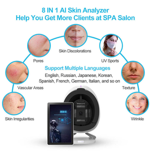 Analyseur de peau intelligent à IA avec 3 caméras 4800MP, scanner de peau du visage à 8 spectres, appareil d'analyse de la peau pour salon de beauté et clinique - Product Image 2