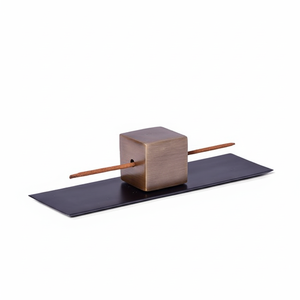 Porte-bâton d'encens en cuivre Antique - Product Image 1