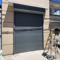 Puerta Enrollable Automática de Aluminio, Antirrobo, Aislada, con Control Remoto Eléctrico, Puerta de Garaje de Aluminio, Puerta de Villa
