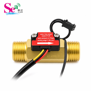 Medidor de Flujo de Agua con Efecto Hall DN15 con Sensor de Temperatura de 50K y Diseño de Impulsor para Calentadores, Venta al Por Mayor - Product Image 1