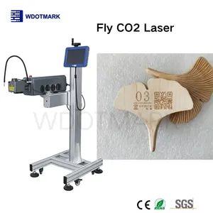 Impresora Láser de CO2 para Línea de Ensamblaje Wdotmark, para Imprimir Fecha de Producción, Código QR de Lote en Bolsas Tejidas, Plástico Duro y Madera - Product Image 1