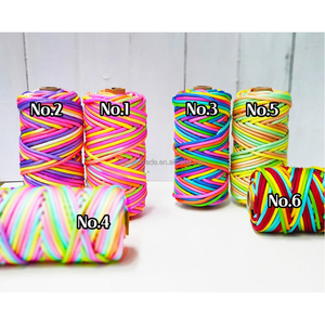4 Mét Variegated Paracord Nylon Parachute Macrame Dây Bện Macrame Dây Nylon Dây Thừng - Product Image 6