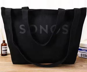 Bolsa de Compras de Lona de Algodón Grande Personalizada con Logotipo para Mujer - Product Image 6
