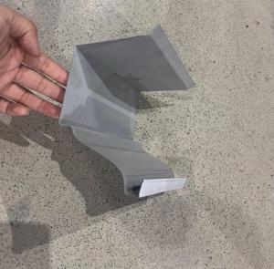 Di động K Phong Cách lợp mưa nước máng xối cuộn tạo thành máy thoát nước thép downspout ống tròn Máy làm - Product Image 4