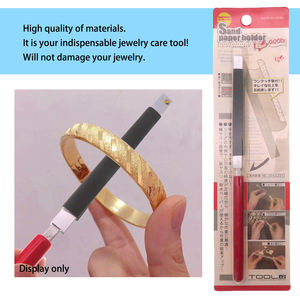 Almohadilla de pulido Manual roja de 205X8mm, Clip de papel de <span class=keywords><strong>arena</strong></span> manual, soporte de papel de lija de plástico <span class=keywords><strong>para</strong></span> herramientas abrasivas, acabado detallado de huecos - Product Image 4