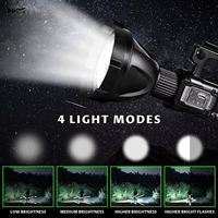 Super lumineux 100000 Lumens LED lumière de pêche rechargeable longue portée projecteur lampe torche étanche