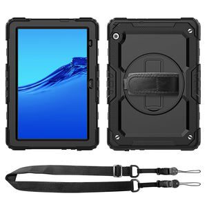 <span class=keywords><strong>Huawei</strong></span>-étui en silicone pour <span class=keywords><strong>Mediapad</strong></span> <span class=keywords><strong>T5</strong></span>, 10.1 pouces, avec support intégré, sangle d'épaule - Product Image 2