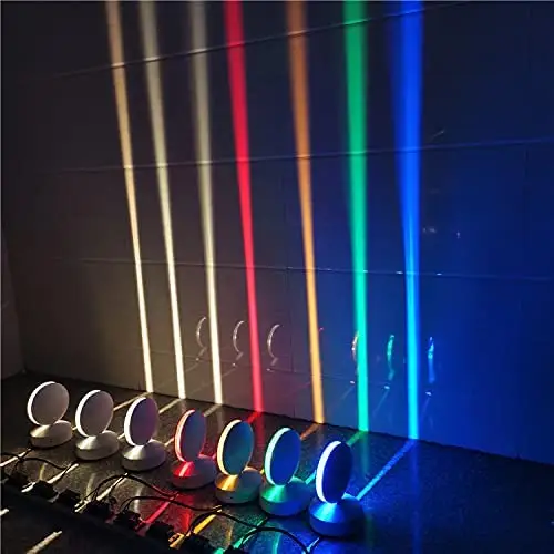 Zhongshan Smart Remote Control Nordic Indoor Decorative Bed Hotel RGB Circle Wall Lamps LED Light Linear
