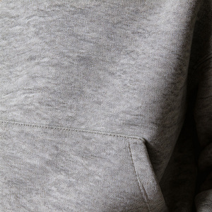 Sweats à capuche amples sans cordon, de haute qualité, en molleton épais 100% coton, pour hommes, coupe courte - Product Image 4