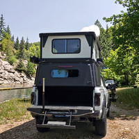 Tente de toit rigide pliable en aluminium imperméable pour 2-3 personnes, pour camionnette, camping-car tout-terrain, voiture