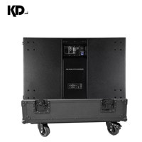 Subwoofer actif double 18 pouces 8006, haut-parleur de basses 2500W, audio de scène professionnel adapté aux spectacles en plein air