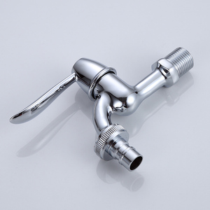 Rubinetto da <span class=keywords><strong>Giardino</strong></span> per Lavatrice in Ottone Cromato con Singola Maniglia - Product Image 2