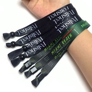 Pulsera de Tela Personalizada con Logotipo para Festival de Música, Conciertos y Eventos - Product Image 1
