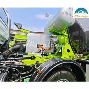 Zoomlion新品ハイブリッド電気ディーゼルトラックミニポータブル8*4 2m3 8m3泥セメント自動コンクリートパンミキサー混合タンク付き - Product Image 3