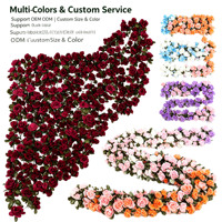 Guirlande de fleurs artificielles en soie, petites roses, pour arche de mariage, plafond, mur, décoration de fête à domicile