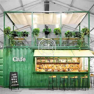 Contenedor Restaurante Móvil de 40 pies 2025, Cafetería con Patio, Barra de Bar y Contenedor Restaurante - Product Image 1