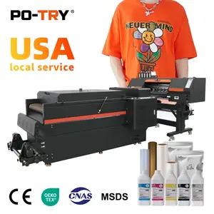 PO-TRY उच्च गुणवत्ता i3200 स्प्रिट उच्च प्रिंट गति कम मुद्रण लागत dtf प्रिंटिंग मशीन