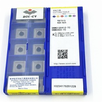 Inserto de Torneado ZCC.CT SNMG120412-TC YB7315, Inserto de Carburo Snmg120412, Herramienta de Torneado para Torno CNC