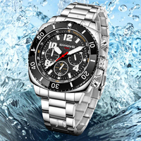 Jam Tangan LIGE BW8818 Original Pabrik, Multifungsi, Dial Besar, Jarum Kecil Tiga Bercahaya, Sport Quartz, Hadiah untuk Pria/Anak Laki-laki
