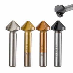 <strong>M35</strong> TiALN Chamfer Countersink Drill Bits 4.3-40mm 3 Flutes 90 Degree - Product Image 1