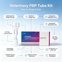 Tubes de traitement PRP vétérinaires OEM personnalisés de 5 ml pour la chirurgie dentaire des chiens et des chats