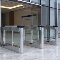 Barrière pivotante SHUNXIANG en acier inoxydable, portail pivotant automatique, tourniquet anti-échappement automatique, moteur sans balais, RFID
