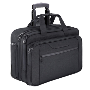 Sac à roulettes pour ordinateur portable de 17,3 pouces, sac de voyage imperméable pour ordinateur portable, sac à roulettes pour ordinateur portable avec poches RFID pour les voyages - Product Image 1