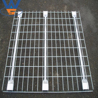 Industriële Magazijn Zware Stalen Opbergrek Draad Mesh Decking