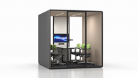 Bureau de travail mobile intérieur Offre Spéciale en usine Pod silencieux 2 personnes Pavillon insonorisé AC Pod insonorisé privé