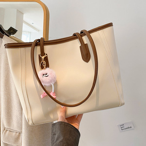 <span class=keywords><strong>Bolso</strong></span> Tote de Cuero PU para Mujer, <span class=keywords><strong>Bolso</strong></span> de Mano de Gran Capacidad, <span class=keywords><strong>Bolso</strong></span> de Compras Elegante para Mujer - Product Image 1
