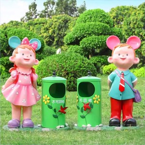 Contenedores <span class=keywords><strong>de</strong></span> <span class=keywords><strong>Basura</strong></span> <span class=keywords><strong>de</strong></span> Fibra <span class=keywords><strong>de</strong></span> Vidrio con Forma <span class=keywords><strong>de</strong></span> Animales <span class=keywords><strong>de</strong></span> Dibujos Animados para Exteriores, Decoraciones para Jardín y Parque, Contenedor <span class=keywords><strong>de</strong></span> <span class=keywords><strong>Basura</strong></span> con Forma <span class=keywords><strong>de</strong></span> Vaca, Conejo y Jirafa - Product Image 5