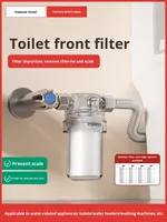 Filtre à eau pour robinet de douche et machine à laver MEENA, anti-calcaire, anti-chlore, sans électricité