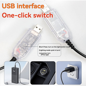 หน้าจอ LED แบบยืดหยุ่นสำหรับรถยนต์ไฟหน้ารถแบบ LED ไฟสร้างบรรยากาศกะพริบได้ - Product Image 4